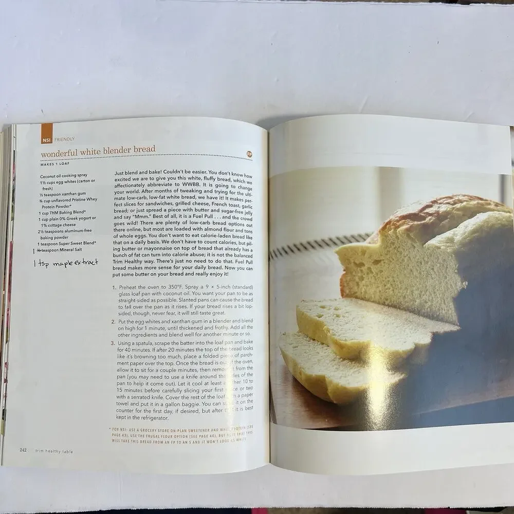 Trim Healthy Mama Trim Healthy Table Paperback Cookbook Cooking Recipes